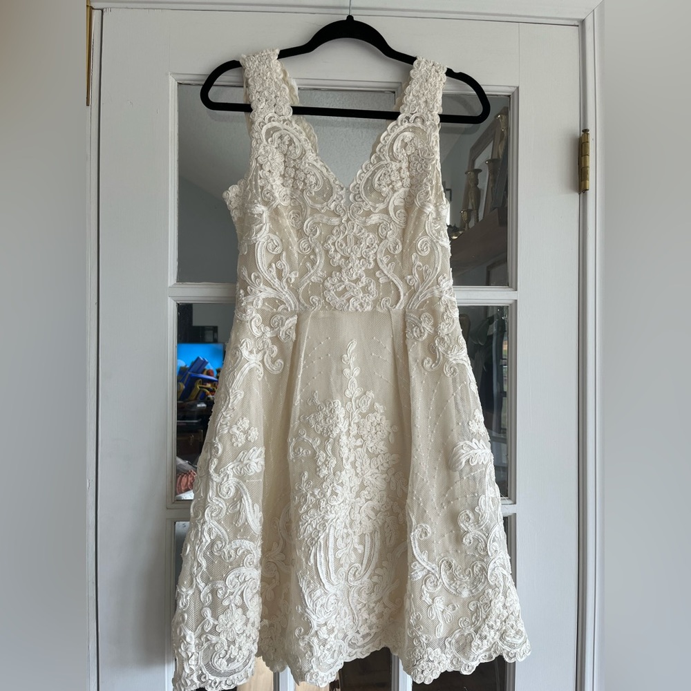 BHLDN Ivory Lace A-Line Wedding Dress